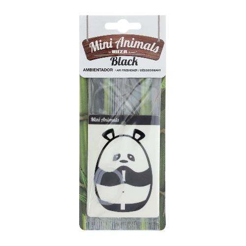 Desodorisant Auto - Parfum Auto 12x Desodorisant Mini Animals Black