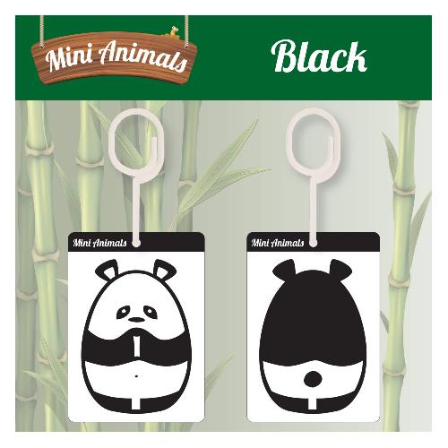 Desodorisant Auto - Parfum Auto 12x Desodorisant Mini Animals Black