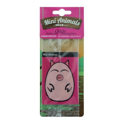 Desodorisant Auto - Parfum Auto 12x Desodorisant Mini Animals Chewing Gum
