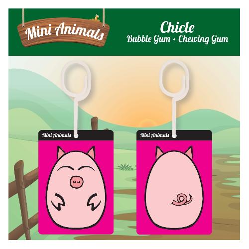 Desodorisant Auto - Parfum Auto 12x Desodorisant Mini Animals Chewing Gum