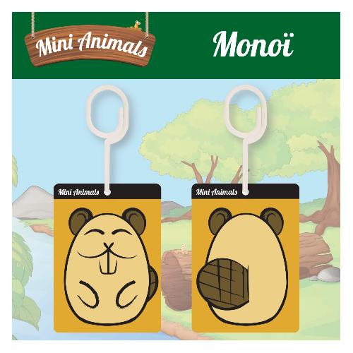 Desodorisant Auto - Parfum Auto 12x Desodorisant Mini Animals Monoi