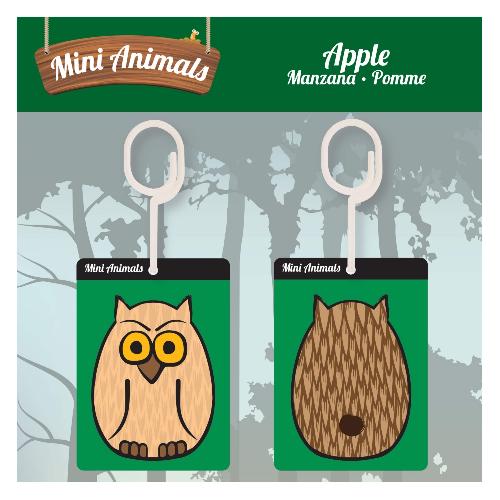 Desodorisant Auto - Parfum Auto 12x Desodorisant Mini Animals Pomme