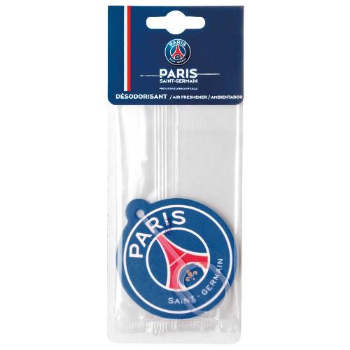 Desodorisant Auto - Parfum Auto 12x Desodorisants Logo Bleu PSG Monoi - Paris Saint Germain