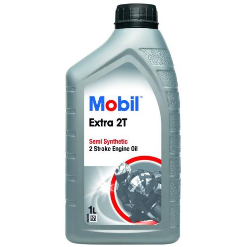 Huile Moteur 12x Huile Mobil Extra 2T 1 Litre -bidon-