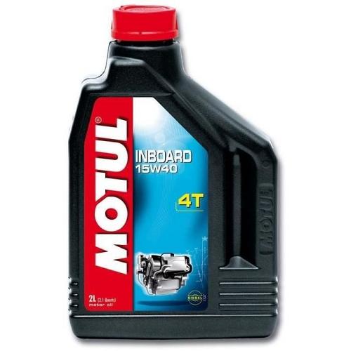 Huile Moteur 12x Huile Nautisme Motul Inboard 4T 15W40 bidon de 2 Litres