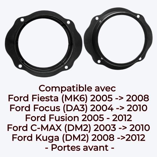 Supports Haut Parleurs de Roger 2 Adaptateurs haut-parleur compatible avec Ford Caliber RAS1603