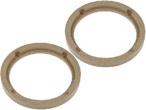 Entretoises Renault 2 Adaptateurs HP compatible avec Renault Clio 98-05 165mm Bois MDF impregnes vernis