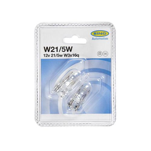 Ampoules Wedgebase - Veilleuses 2 Ampoules 12V W21 5W W3x16q