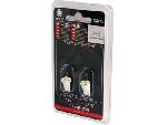 Ampoules Wedgebase - Veilleuses 2 Ampoules 4 LEDs - T10 12V 1W 7000K - W2.1x9.5D - Puce SMD - Wedgebase - Blanc