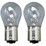 2 Ampoules BA15S - 12V 21W 3300K - Feux Stop