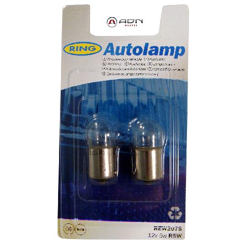 Ampoules BA 12V 2 Ampoules Graisseurs BA15S - 12V 5W R5W