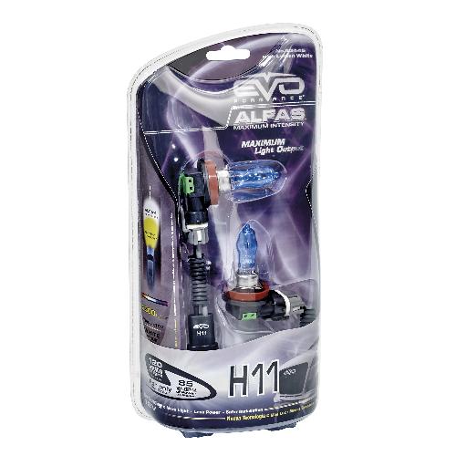 Ampoules H11 12V 2 Ampoules H11 Alfas Maximum Intensity 4300K 85-120W - EvoFormance