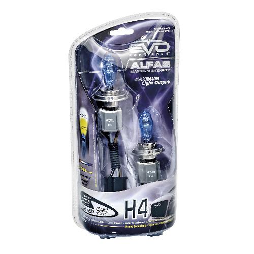 Ampoules H4 12V 2 Ampoules H4 Alfas Maximum Intensity 4300K 7585W 110-120W - EvoFormance