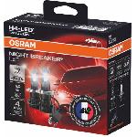 Ampoules H4 12V 2 ampoules H4 Night breaker LED 12V OSRAM--