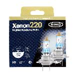 Ampoules H7 12V 2 Ampoules H7 12V 55W Px26D +220 Haute Performance Ring