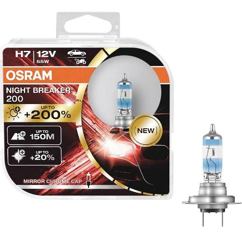 Ampoules H7 12V 2 ampoules H7 Night Beaker 12V x5