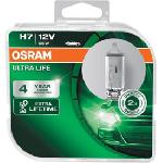Ampoules H7 12V 2 ampoules H7 Ultra Life 12V 55W