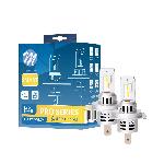 Ampoules H4 12V 2 Ampoules Led Gold H4 42W 12V 4000K 4600Lm Max Plug And Play