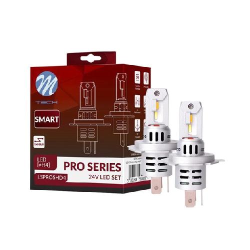 Ampoules H4 12V 2 Ampoules Led H4 46W 24V 6000K 4800Lm Max Plug And Play