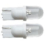 2 Ampoules LED T10 Wedgebase - 12V - Feux de position - Blanc