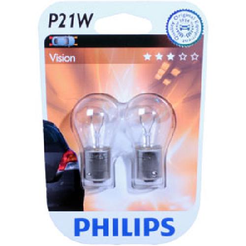 Ampoules BA 12V 2 ampoules P21W - 12V - 21W - Vision x10
