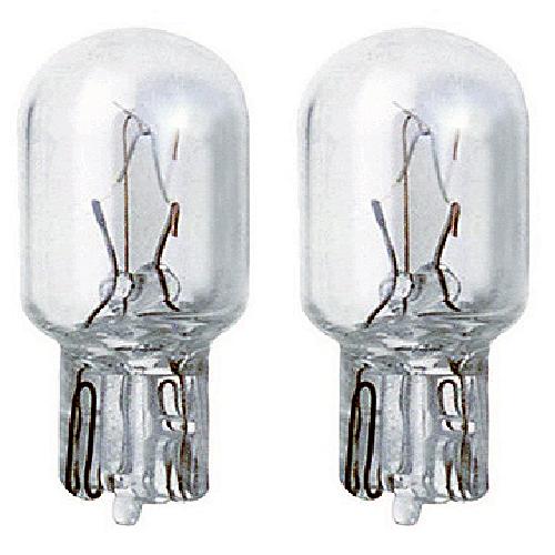 Ampoules Wedgebase - Veilleuses 2 Ampoules T20 12V 21W 2800K Wedgebase W3x16D Blanc W21W