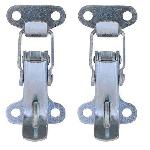 2 Attaches capot Griffe acier 7cm