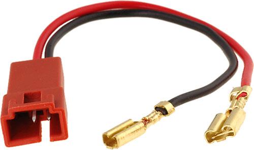 Cables Adaptateurs HP 2 Cables adaptateurs haut-parleur compatible avec Fiat Ducato Multipla Punto 2 Scudo Citroen 99 - Peugeot 307
