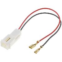 2 Cables adaptateurs haut-parleur compatible avec Fiat Palio Mazda 323