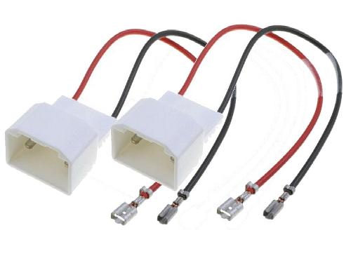 Cable installation haut-parleurs Roger 2 Cables adaptateurs haut-parleur compatible avec Ford C-Max ap03 Fiesta ap09 S-Max ap07