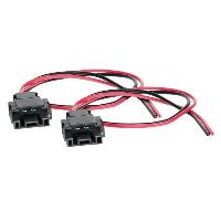 2 Cables adaptateurs haut-parleur compatible avec Mercedes A C E CLK BMW E46
