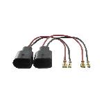 2 Cables adaptateurs haut-parleur compatible avec VW Golf V Touran Beetle