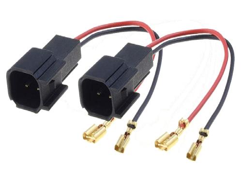 Cables Adaptateurs HP 2 cables haut parleur compatible avec Ford Fiesta Focus Ka Mondeo Opel Astra Insignia