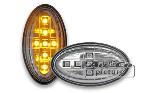 Phares - Feux - Repetiteur Lateral - Clignotants - Centrale Clignotante -  Bloc Feu Arriere - Optique De Phare - Eclairage De Pl 2 Clignotants de cote LED Mini R505253 - Union Jack Design