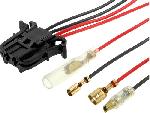 Cables Adaptateurs HP 2 Connecteurs haut-parleur compatible avec Mercedes Classe C E - 4 fils pour tweeter
