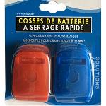 Cosses - Fils 2 cosses batterie rapides - plus rouge et moins bleu - 25mm2
