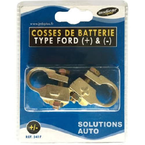 Cosses - Fils 2 cosses de batterie type compatible avec Ford plus et moins