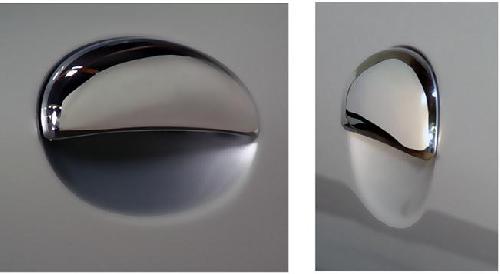 2 couvre-poignees de portes chromees compatible avec Peugeot 207 - archives