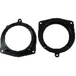 2 Entretoises Haut-Parleur 130mm compatible avec Toyota Avensis 03-09 Yaris 99-03