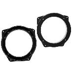 Supports Haut Parleurs de Roger 2 Entretoises Haut-Parleur compatible avec BMW Mini 01-08 - D130mm AV