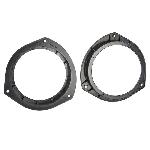 2 Entretoises Haut-Parleur compatible avec Hyundai i20 ap15 D165mm AV et AR