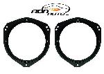 Supports Haut Parleurs de Roger 2 Entretoises Haut-Parleur compatible avec Opel CORSA 93-06 - D165 AV