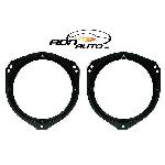 2 Entretoises Haut-Parleur compatible avec Opel CORSA 93-06 - D165 AV