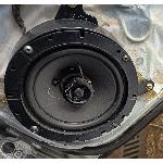 Entretoises Mercedes 2 Entretoises Haut-Parleur EN423 compatible avec Mercedes Classe E 95-02 D165mm AV