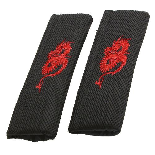 2 Fourreaux de ceinture -Dragon- rouge