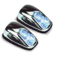 2 Gicleurs lave-glace a LED Rouge NA40RD 12V sur allume-cigare