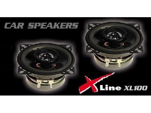 Autoradios : Enceintes - Haut-parleurs 2 Haut-Parleurs Coaxiaux 2 voies - 100mm - 80W - 2x30W RMS