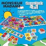 2 jeux educatifs basiques et 2 puzzles - EDUCA - Educa Superpack Monsieur Madame