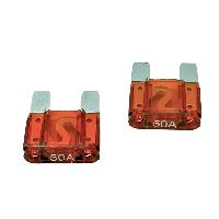 2 Maxi Fusibles Enfichables 50A Rouge