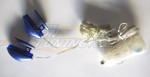 2 Megalampes LED - NA51BL - Bleu - 12V - archives